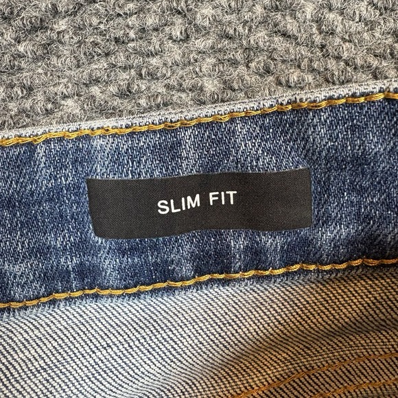 Judy Blue Jeans Womens 15/32 Blue Slim Fit Shark Bite Raw Hem Distressed JB88313 - Picture 8 of 11